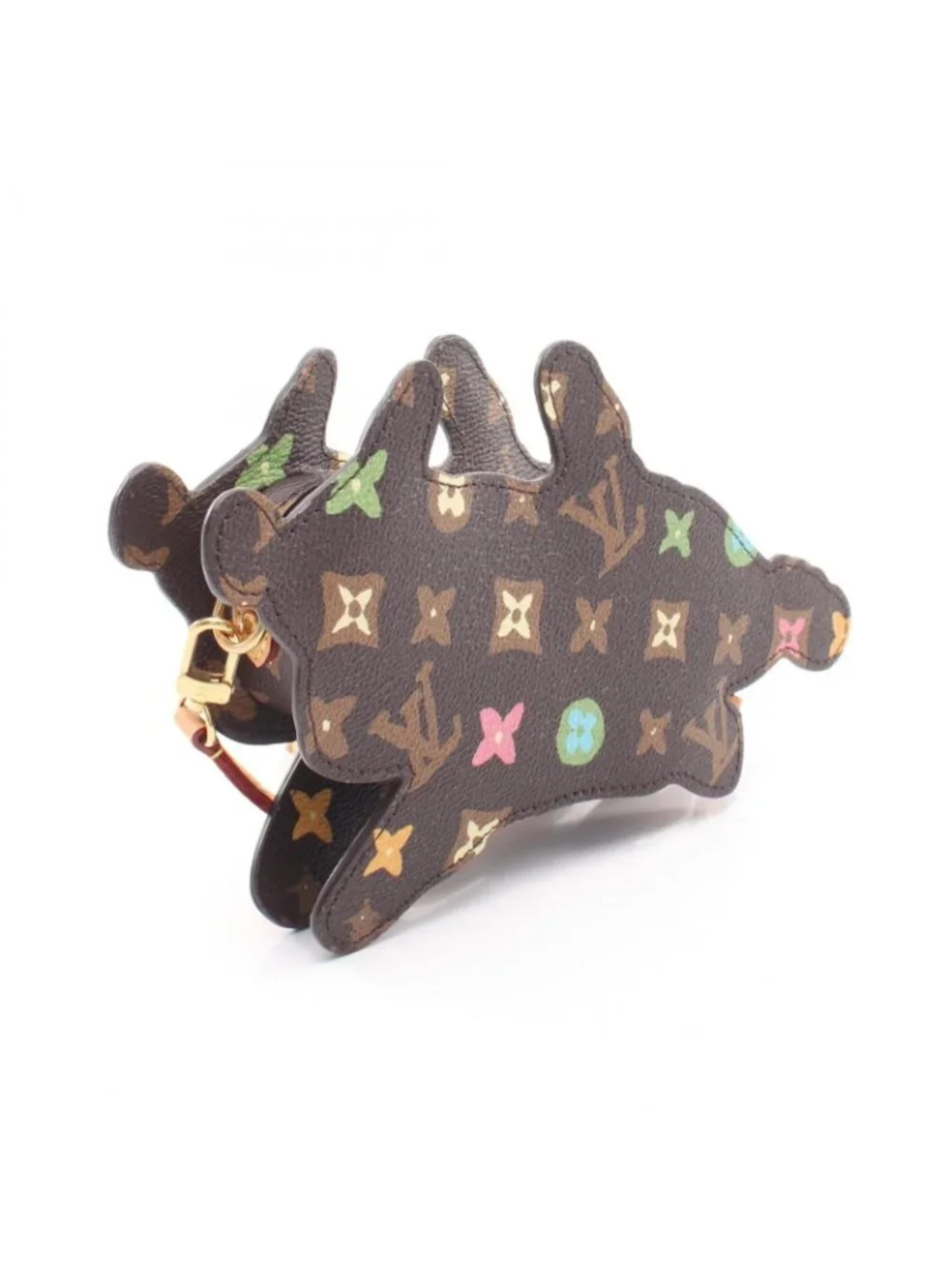 Louis Vuitton Shoulder Bag Dog on Strap Canvas Leather